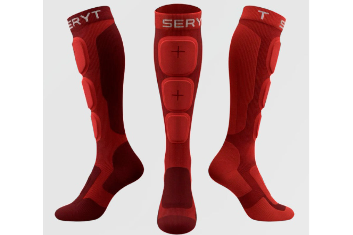 SERYT Protective Socks Dark Red