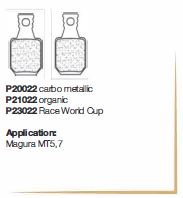 BRAKING PAD MAGURA MT 5/7 (4 pcs.)
