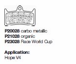 BRAKING PAD HOPE V4