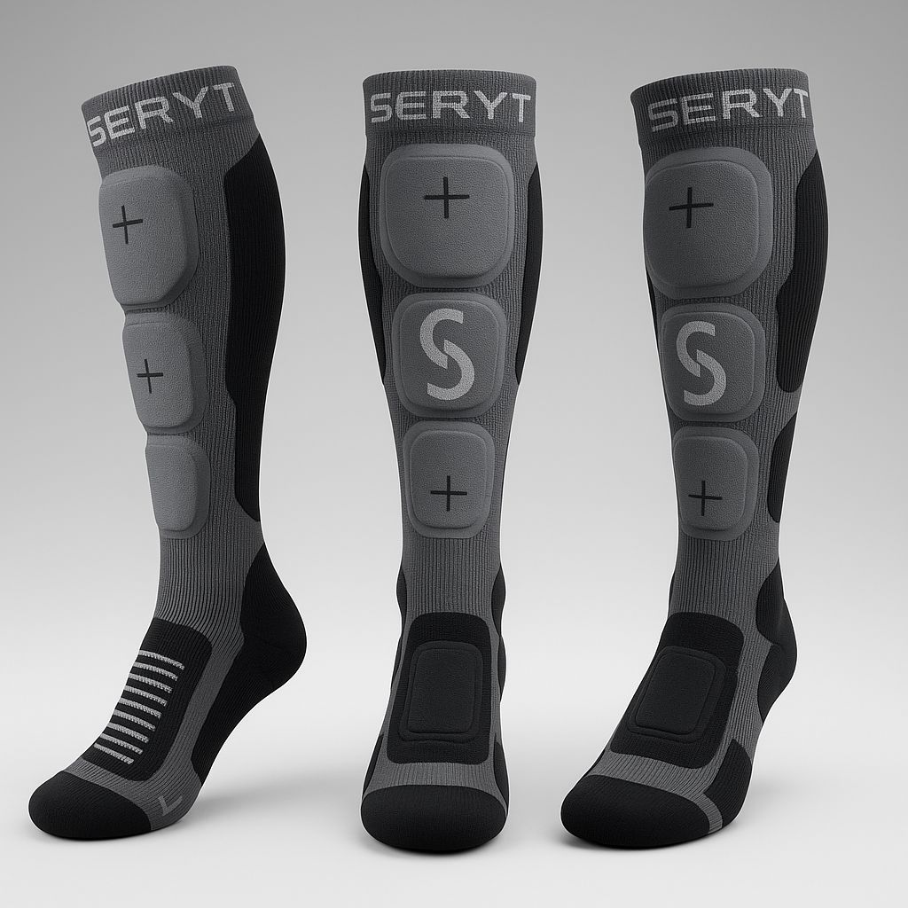 SERYT Protective Socks Grey/Black