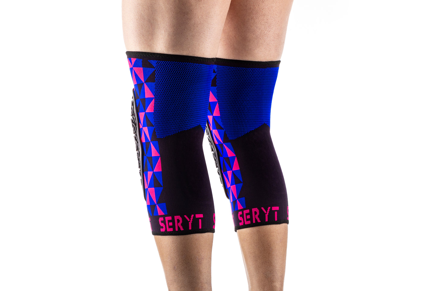 SERYT Flow Knee Pads Arlecchino Pink Blue
