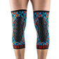 SERYT Flow Knee Pads Arlecchino Light-Blue Red