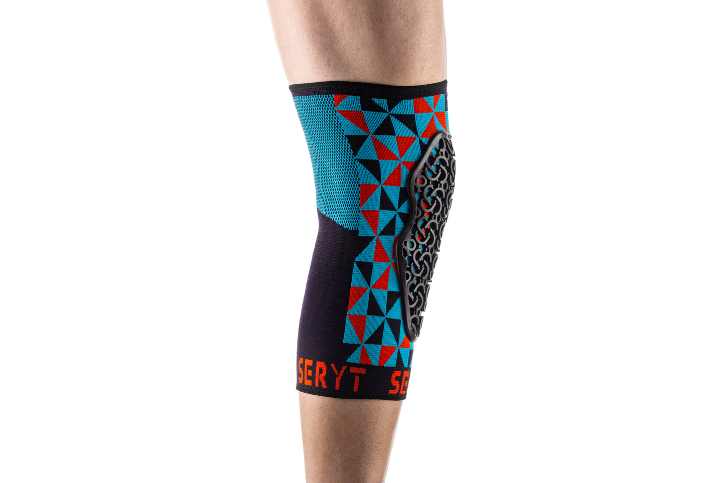 SERYT Flow Knee Pads Arlecchino Light-Blue Red