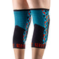 SERYT Flow Knee Pads Arlecchino Light-Blue Red