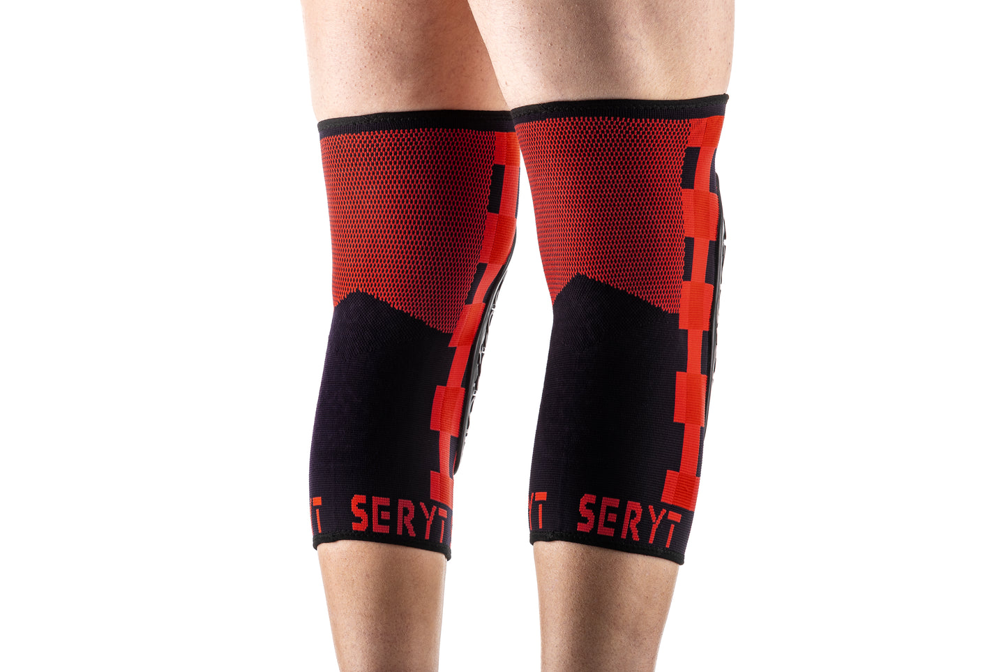 SERYT Flow Knee Pads Checker Red