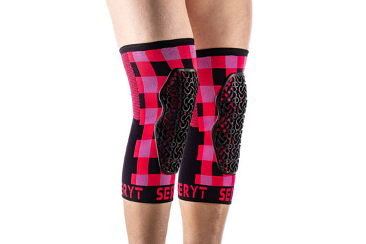SERYT Flow Knee Pads Checker Pink