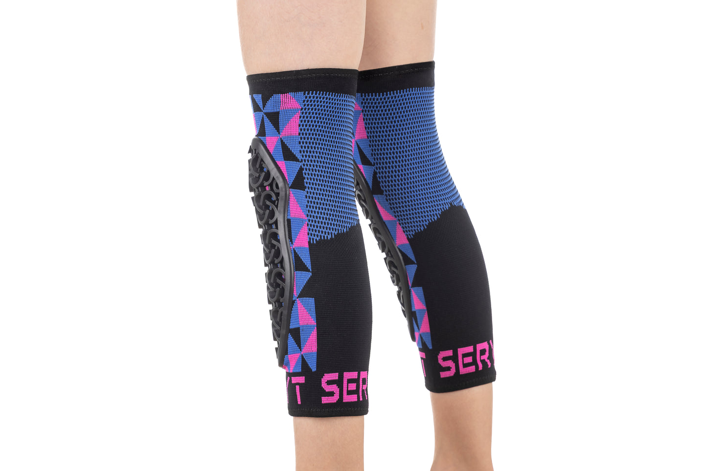 SERYT YOUTH Knee Pads Arlecchino Pink Blue