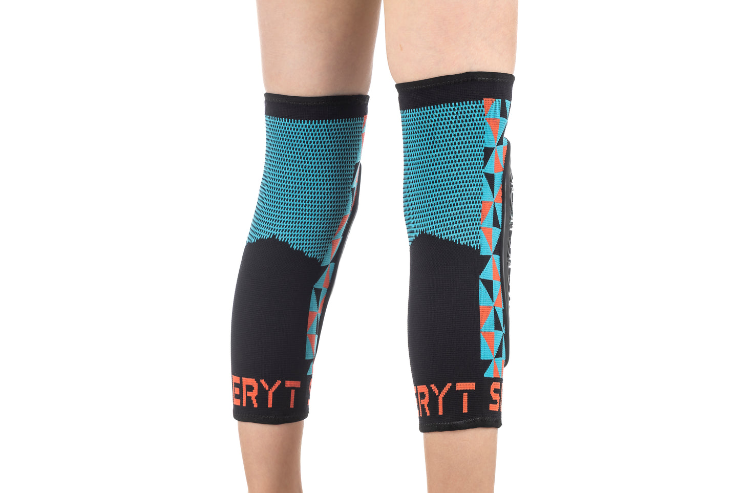 SERYT YOUTH Knee Pads Arlecchino Light-Blue Red