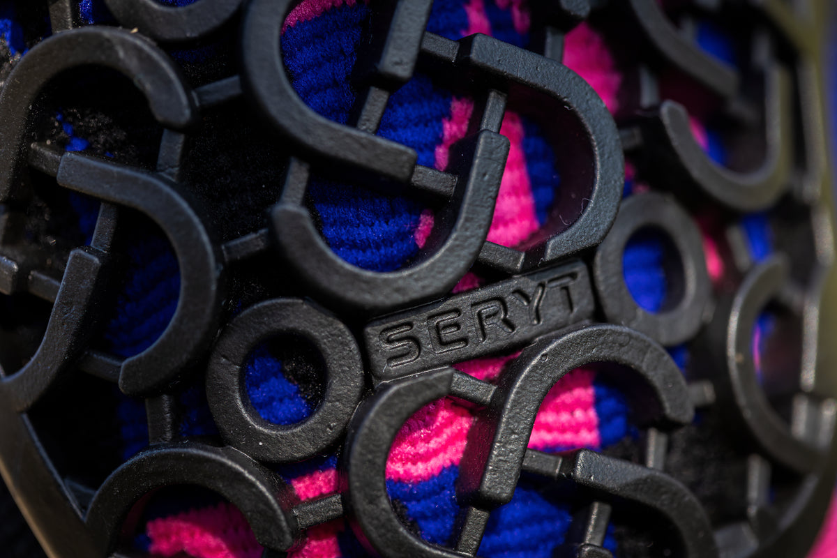SERYT YOUTH Knee Pads Arlecchino Pink Blue