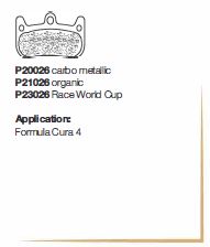 BRAKING PAD FORMULA CURA 4