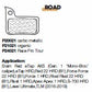 BRAKING PAD SRAM RED HYDRAULIC/SRAM LEVEL ULTIMATE/TLM