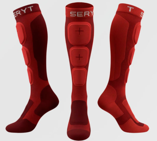SERYT Protective Socks Dark Red